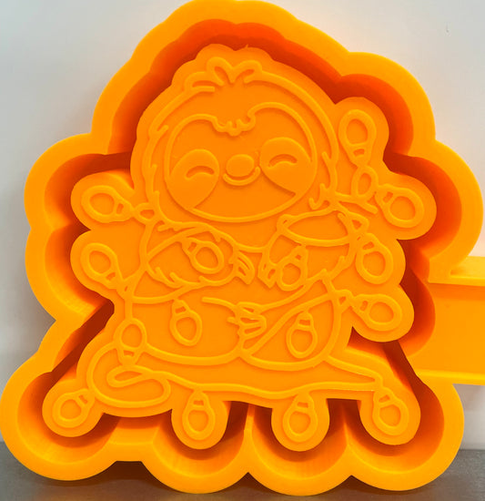 Christmas Light Sloth Mold