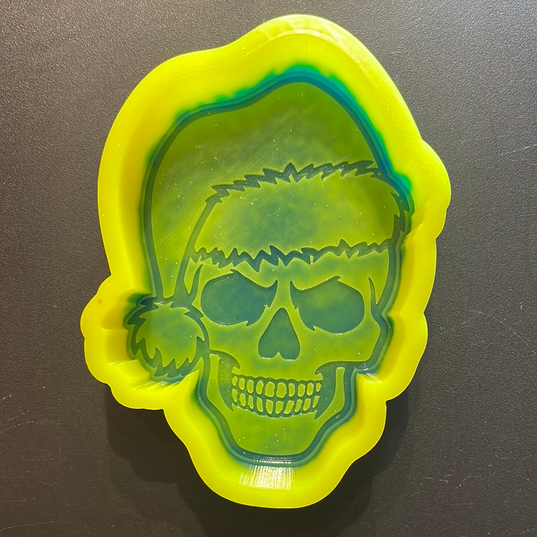 Skull with Santa Hat Mold