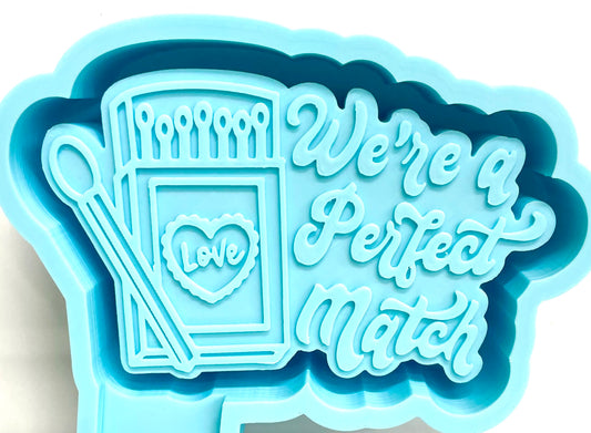 We’re A Perfect Match Valentine Mold