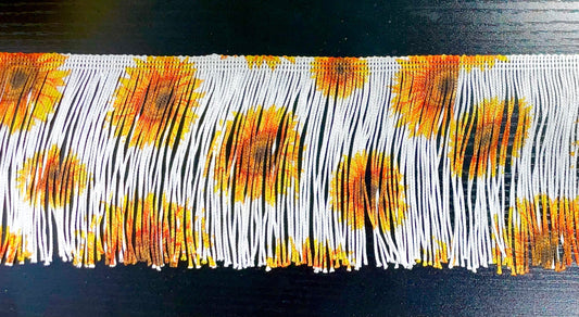 4” Fringe with Printed Designs