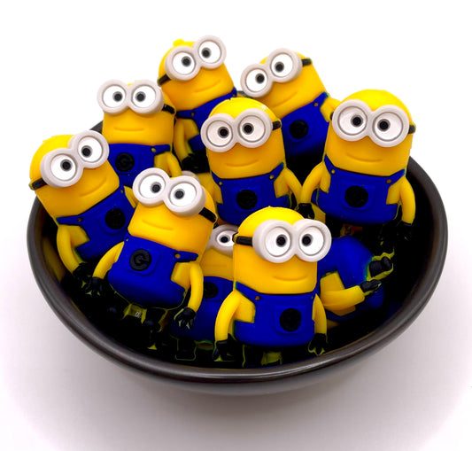 Yellow Cartoon Guy Focal Bead