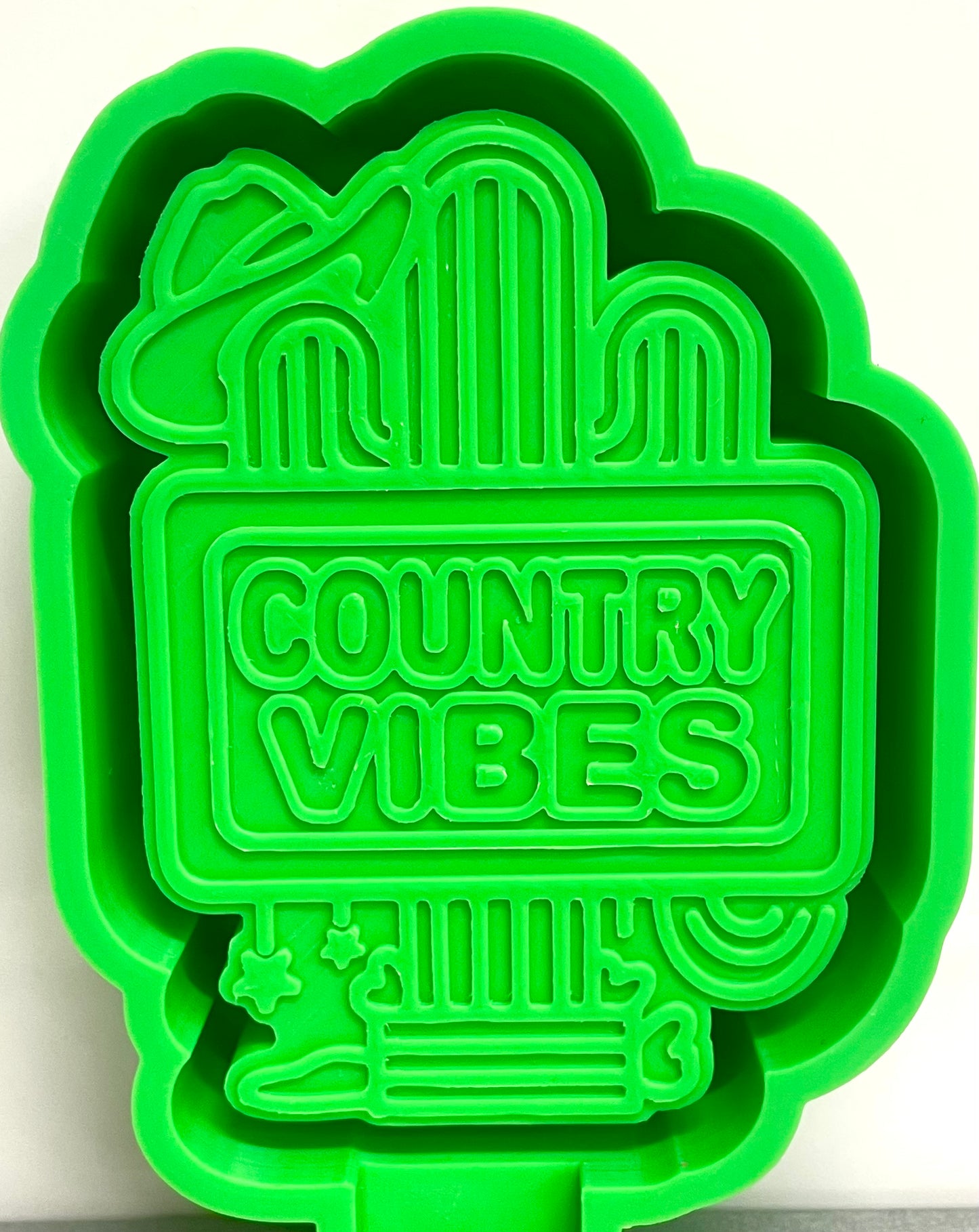 Country Vibes Western Cactus Mold