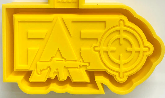 FAFO Gun and Bullseye Mold