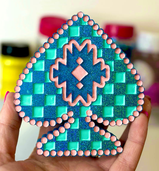 Checkered Aztec Arrowhead Mold