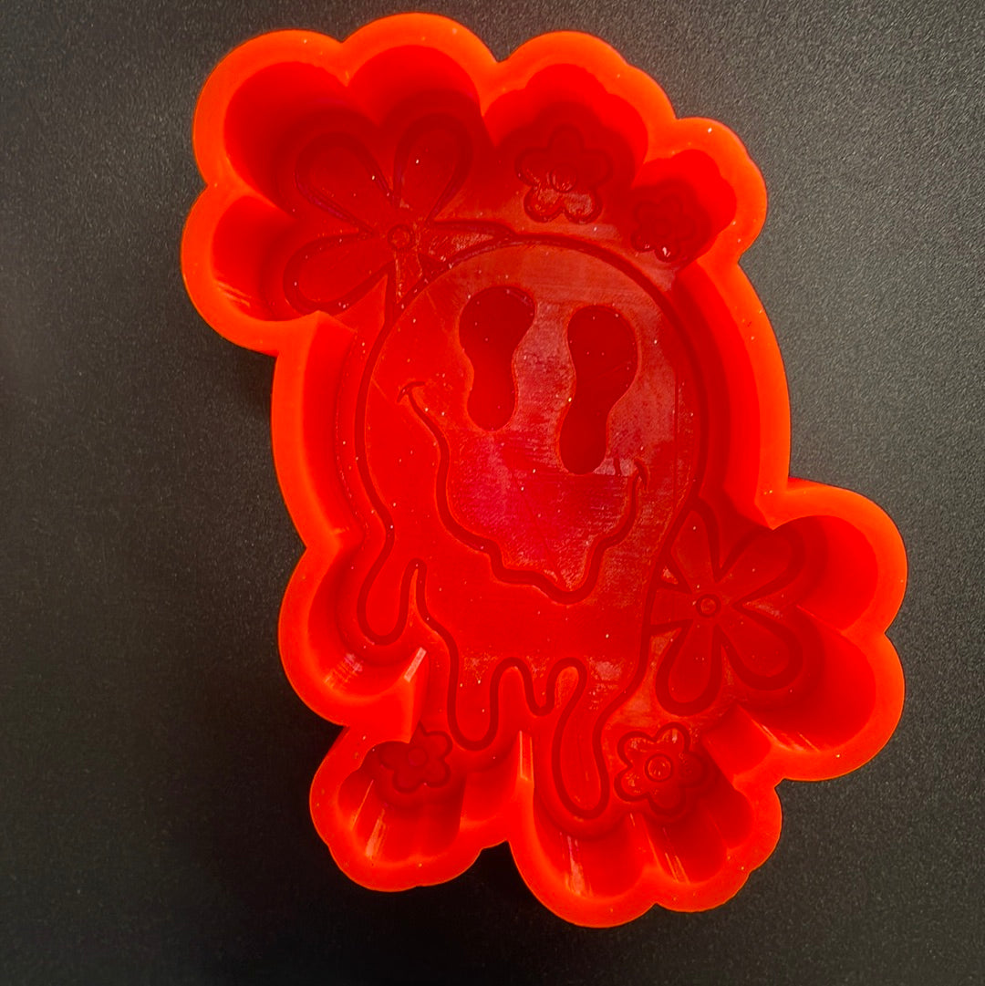 Groovy Melting Smiley Mold