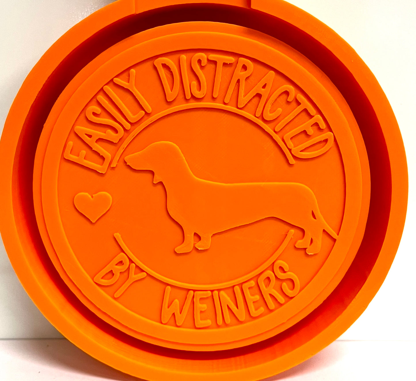 Easily Distracted By Weiners Dog Mold
