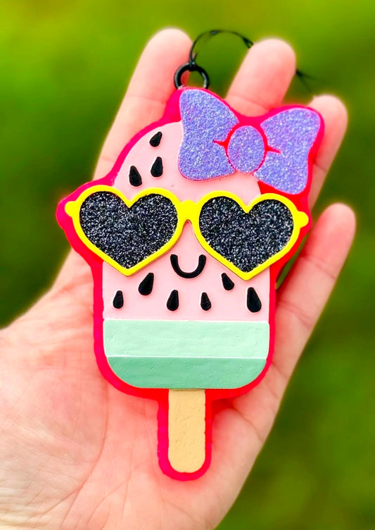 Cool Popsicle with Bow Mold