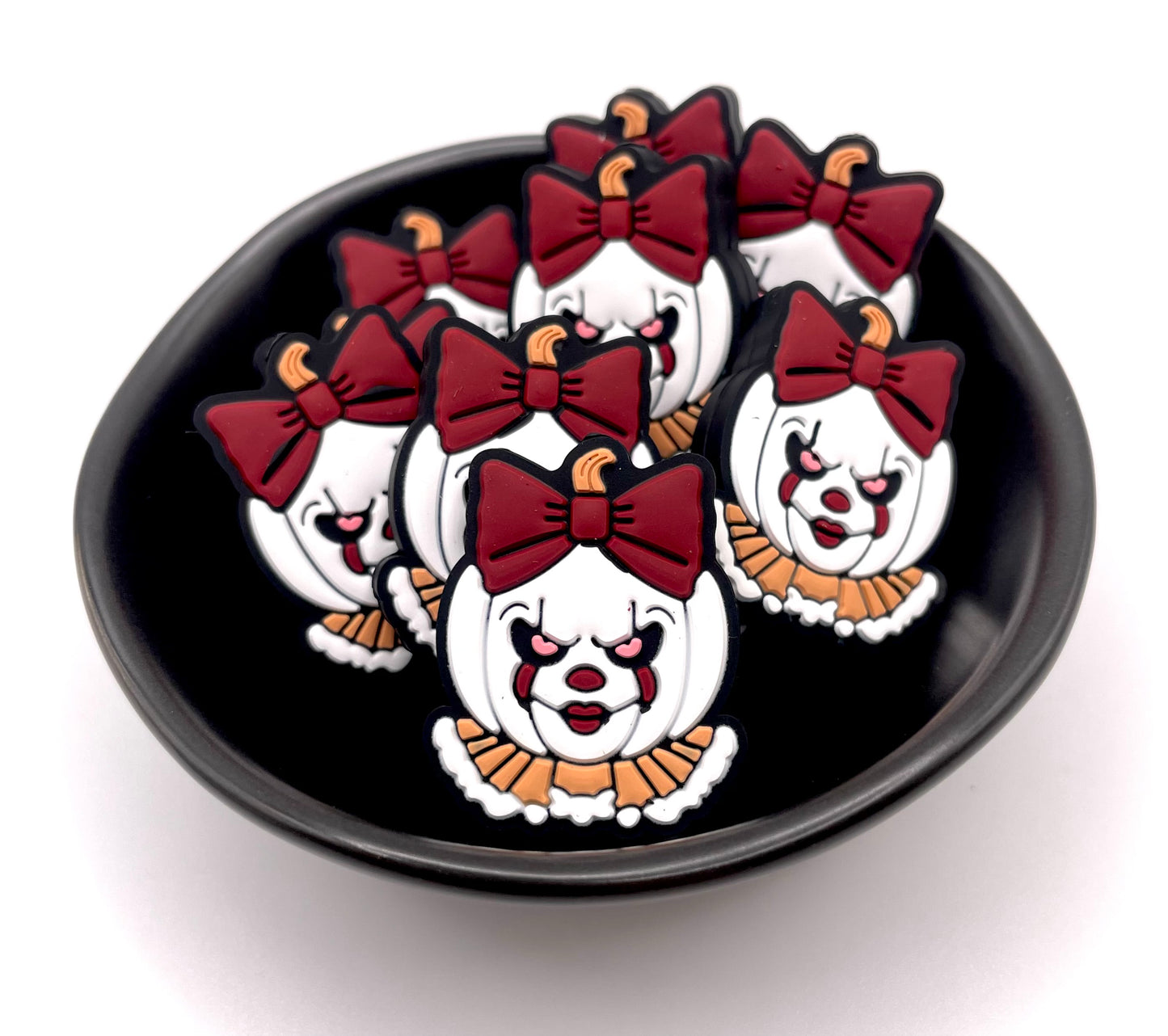 Halloween Pumpkin Character Focal Beads