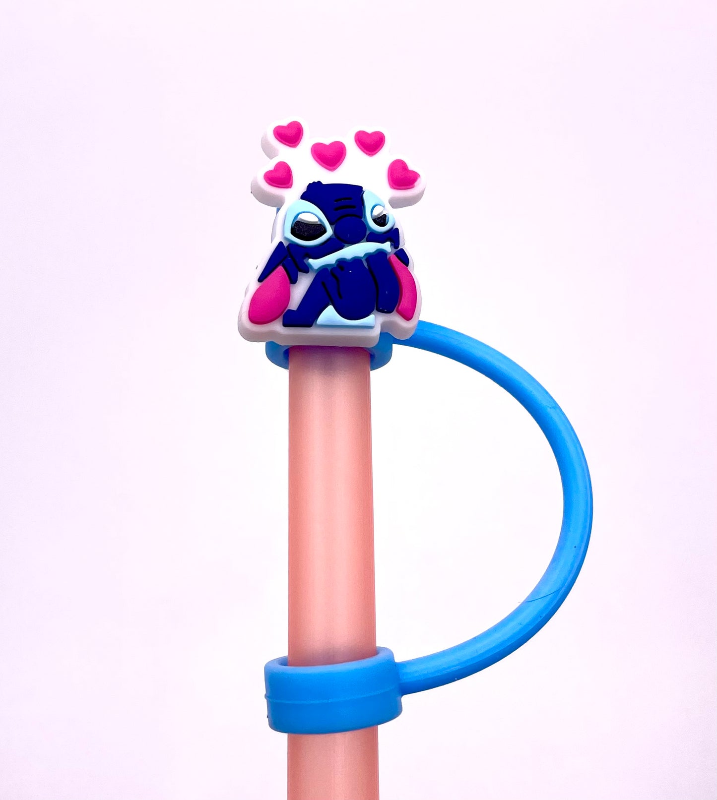 Straw Toppers - Blue Cartoon Guy Themed