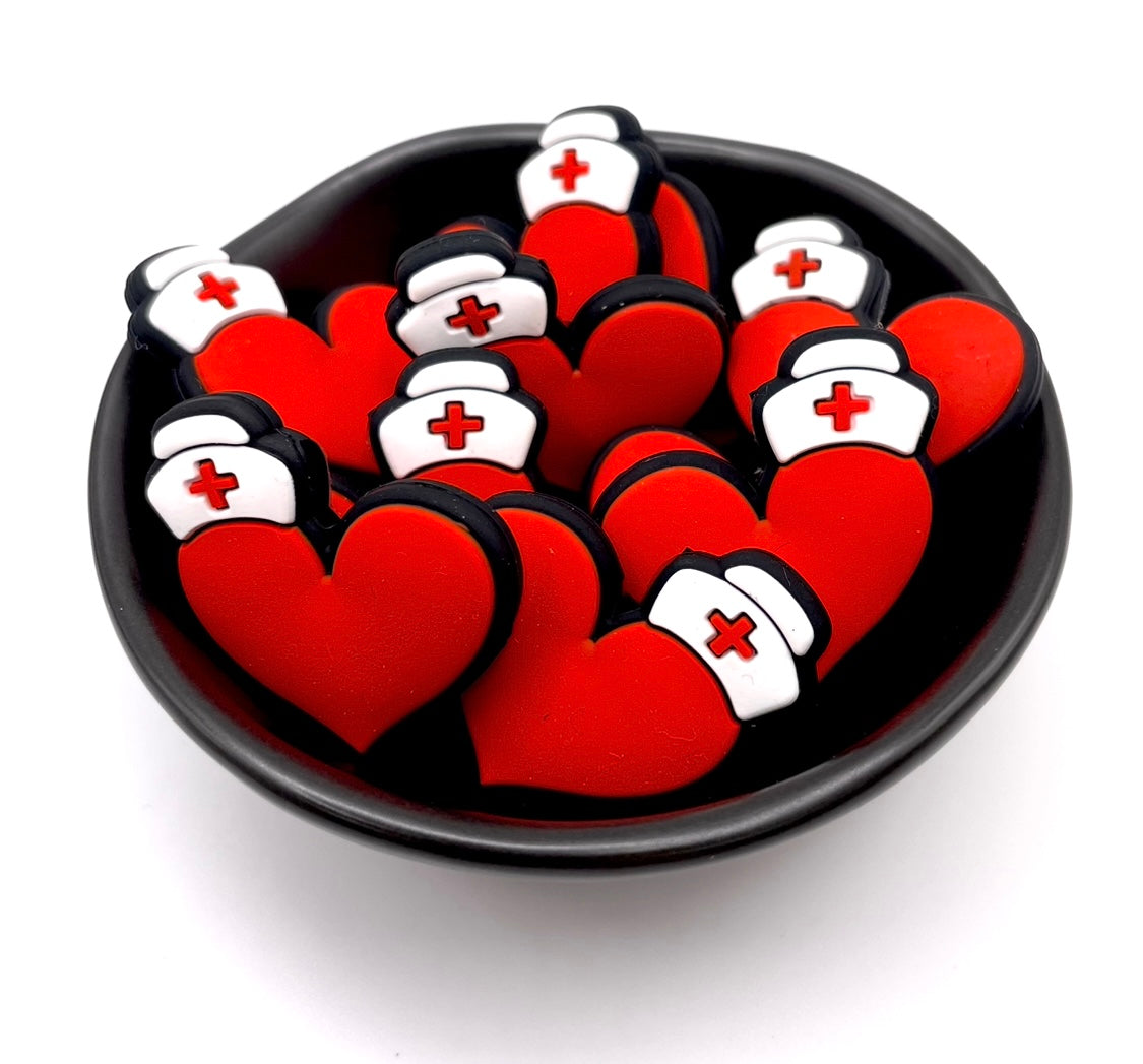 Nurse Heart Focal Bead