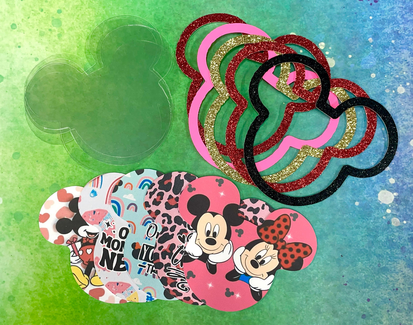 Mouse Shaker Mold, Cardstock, & Sprinkle Bundle Kit