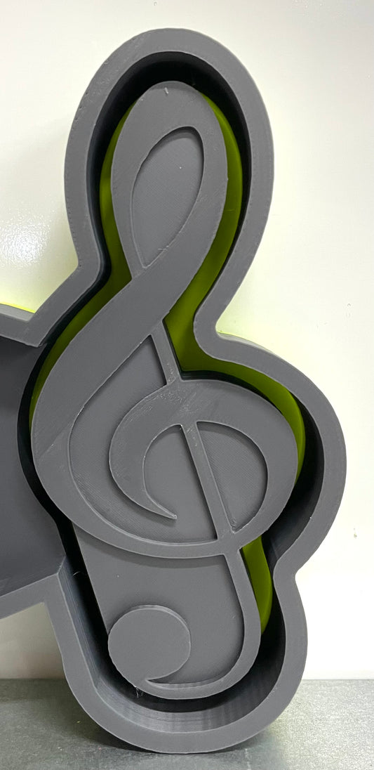 Treble Clef Mold