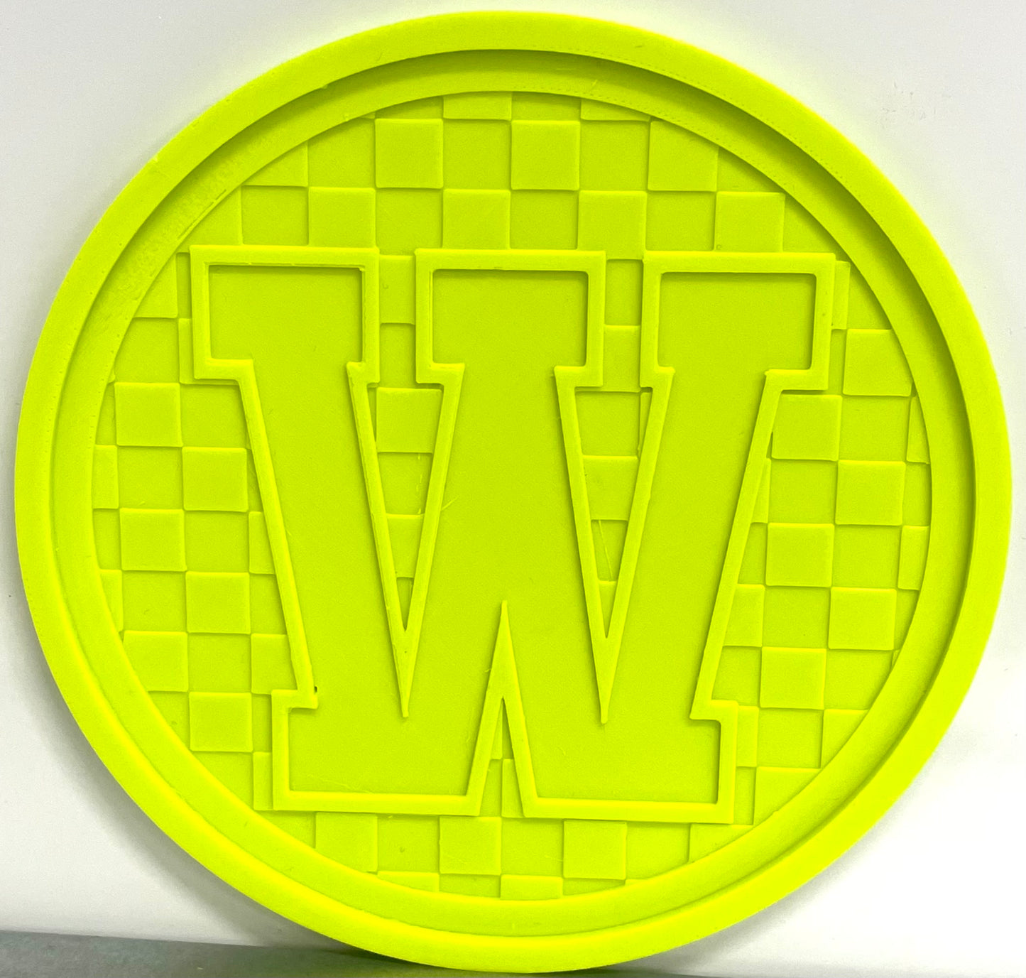 Checkered Alphabet Letters - Base & Insert Mold