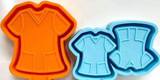 Scrub Top Mold & Vent Clip Set