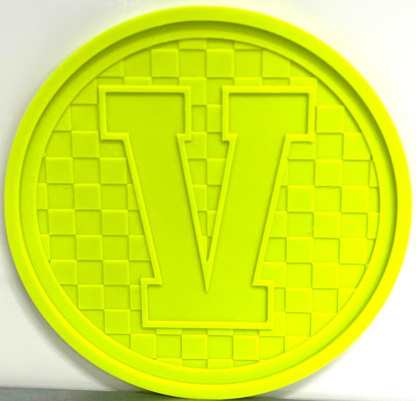 Checkered Alphabet Letters - Base & Insert Mold