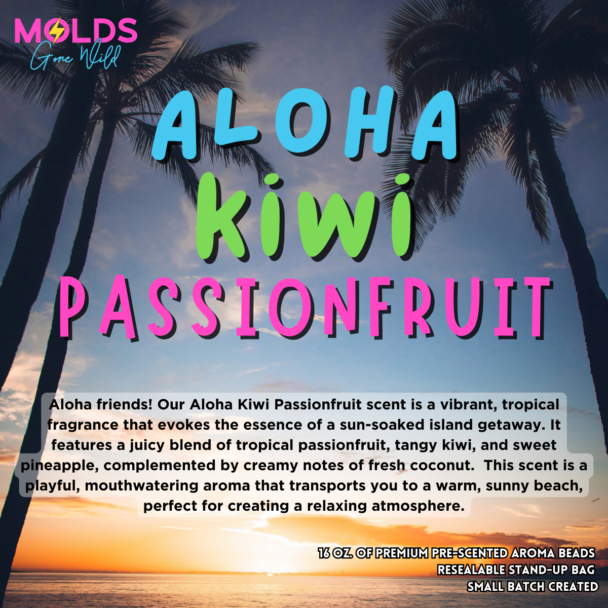 Aloha Kiwi Passionfruit Prescented Aroma Beads