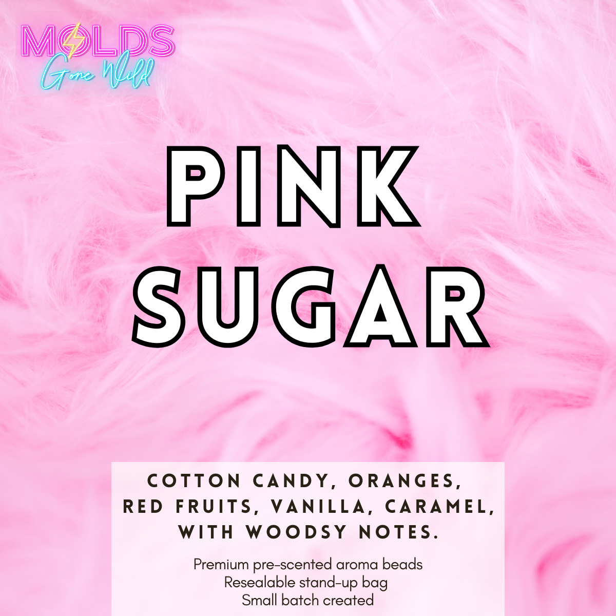 Pink Sugar Prescented Aroma Beads