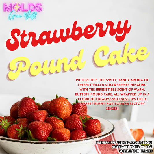 Strawberry Pound Cake Prescented Aroma Beads