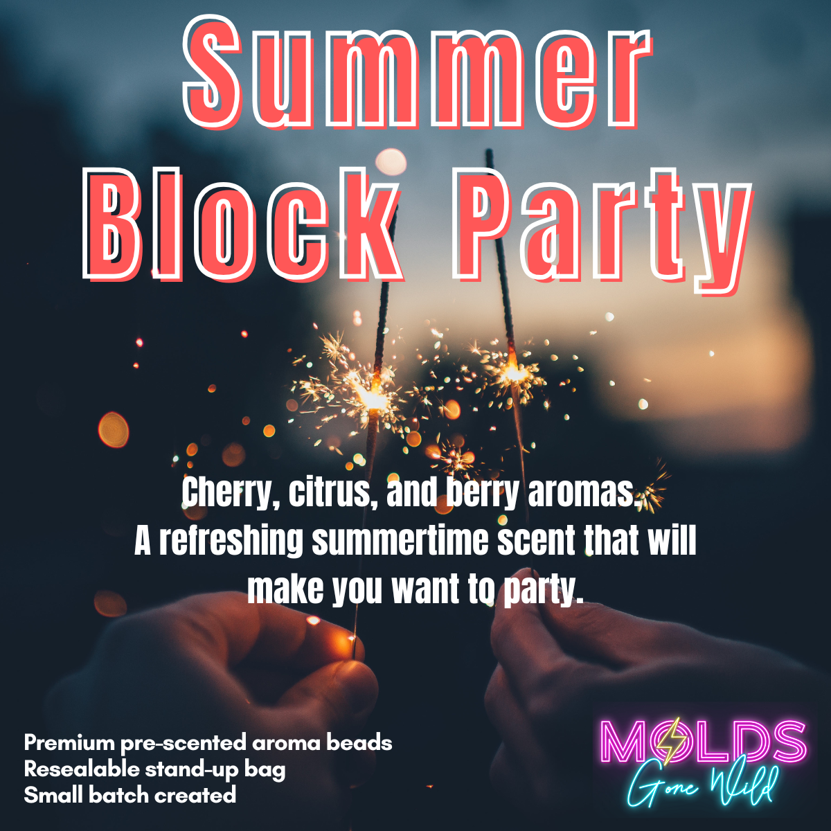 Summer Block Party Prescented Aroma Beads