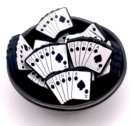 Royal Flush Cards Focal Beads- Discontinued