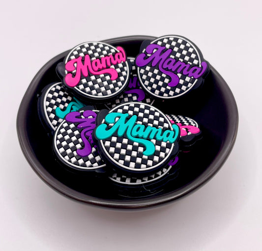 Checkered Mama Focal Bead