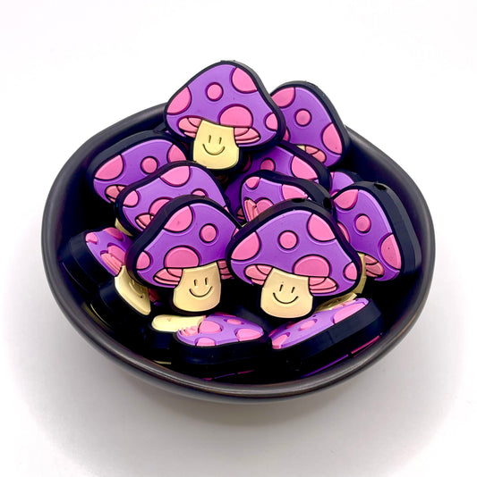 Spotted Mushroom Focal Bead