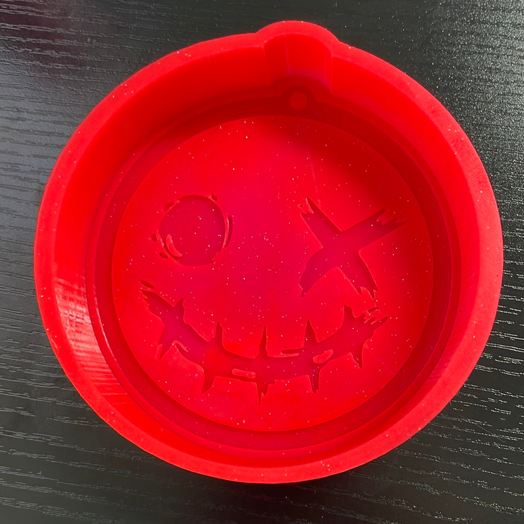 Goth Stitched Smiley Face Mold