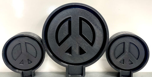 Peace Sign (Hollow) & Vent Clip Mold Set