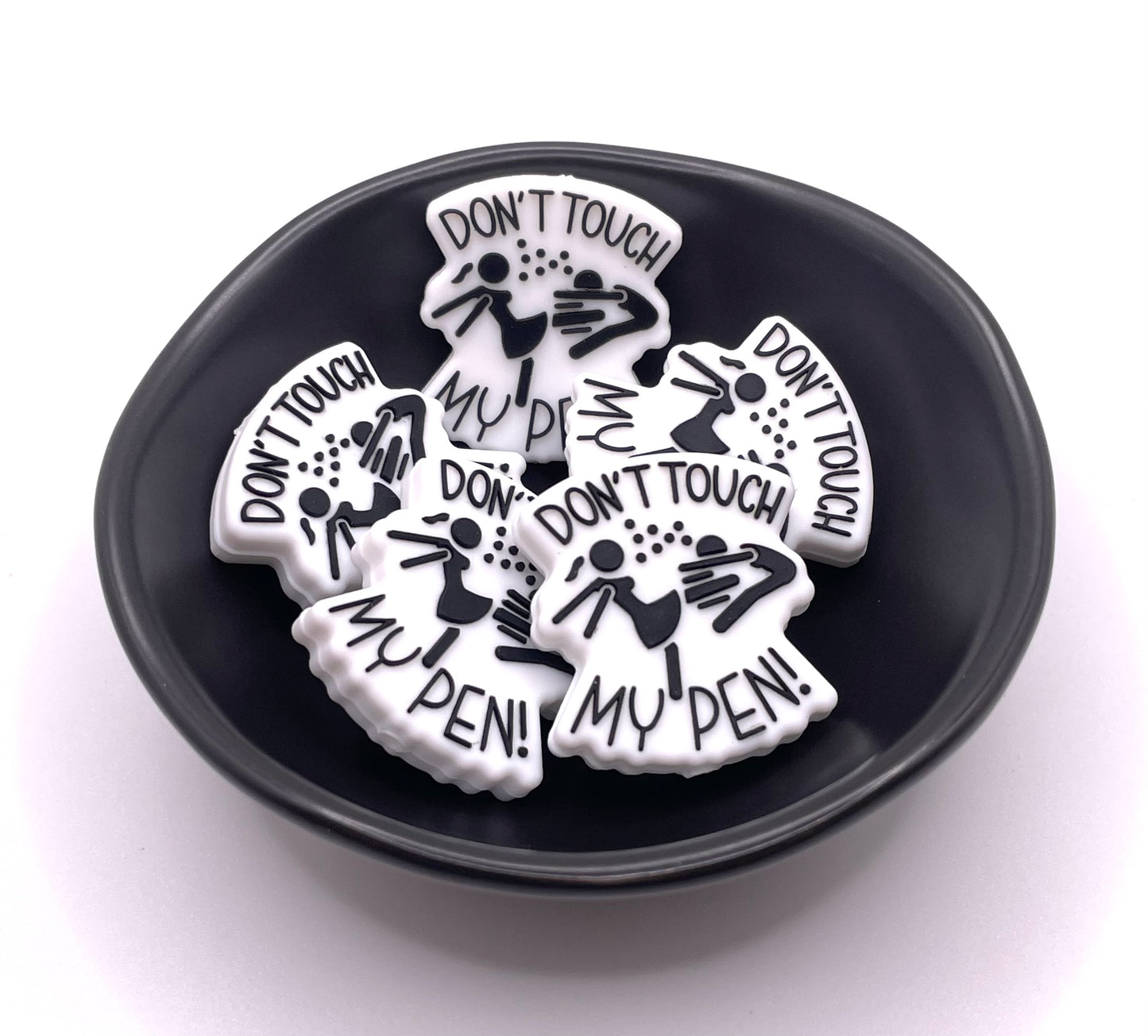 Don’t Touch My Pen Focal Bead