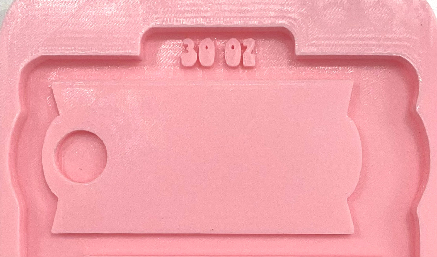 Stanley Tumbler Tag (Option 2) Mold