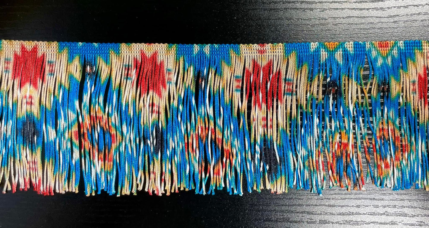 4” Fringe with Printed Designs
