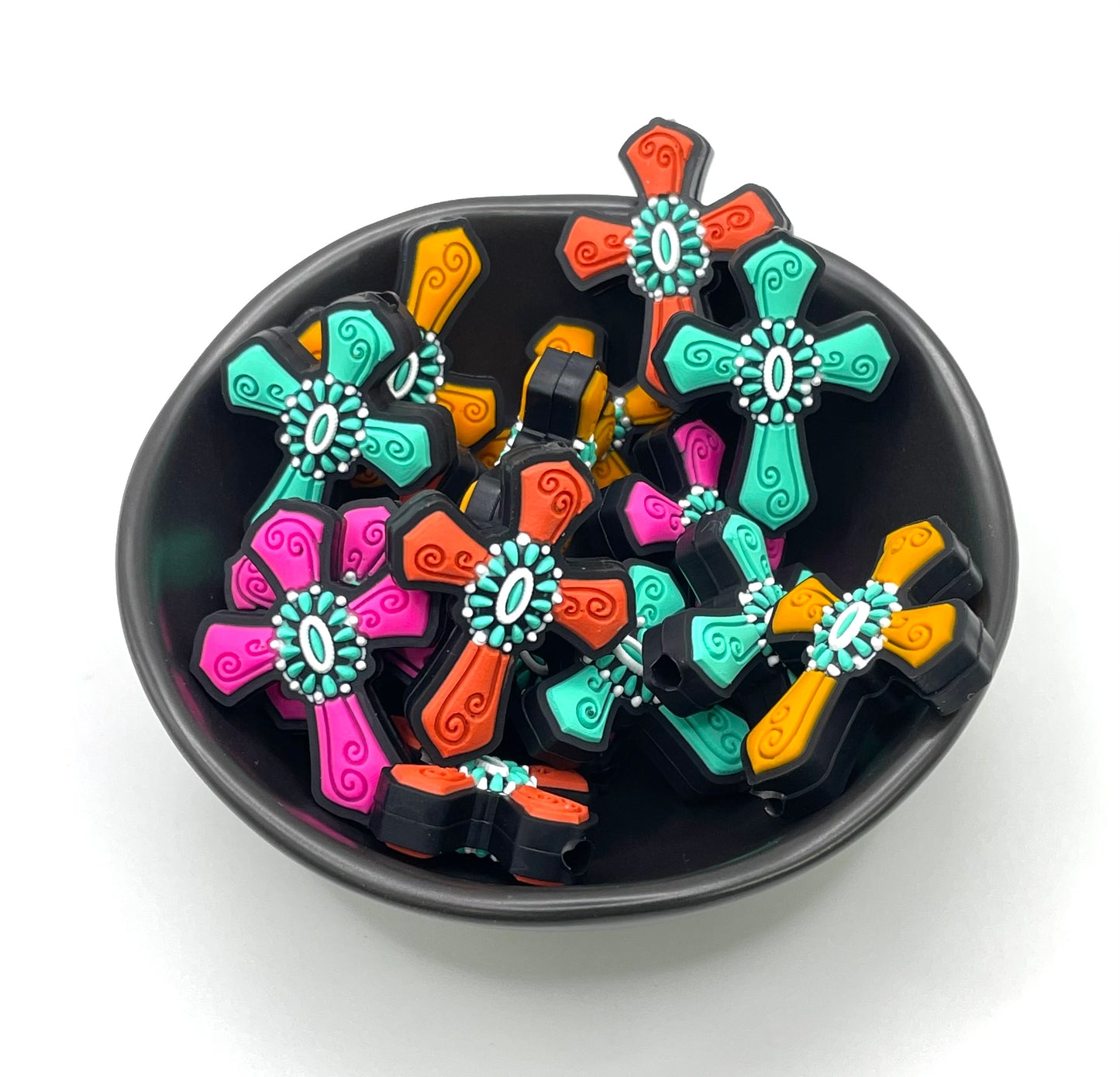 Concho Cross Focal Bead - Discontinued