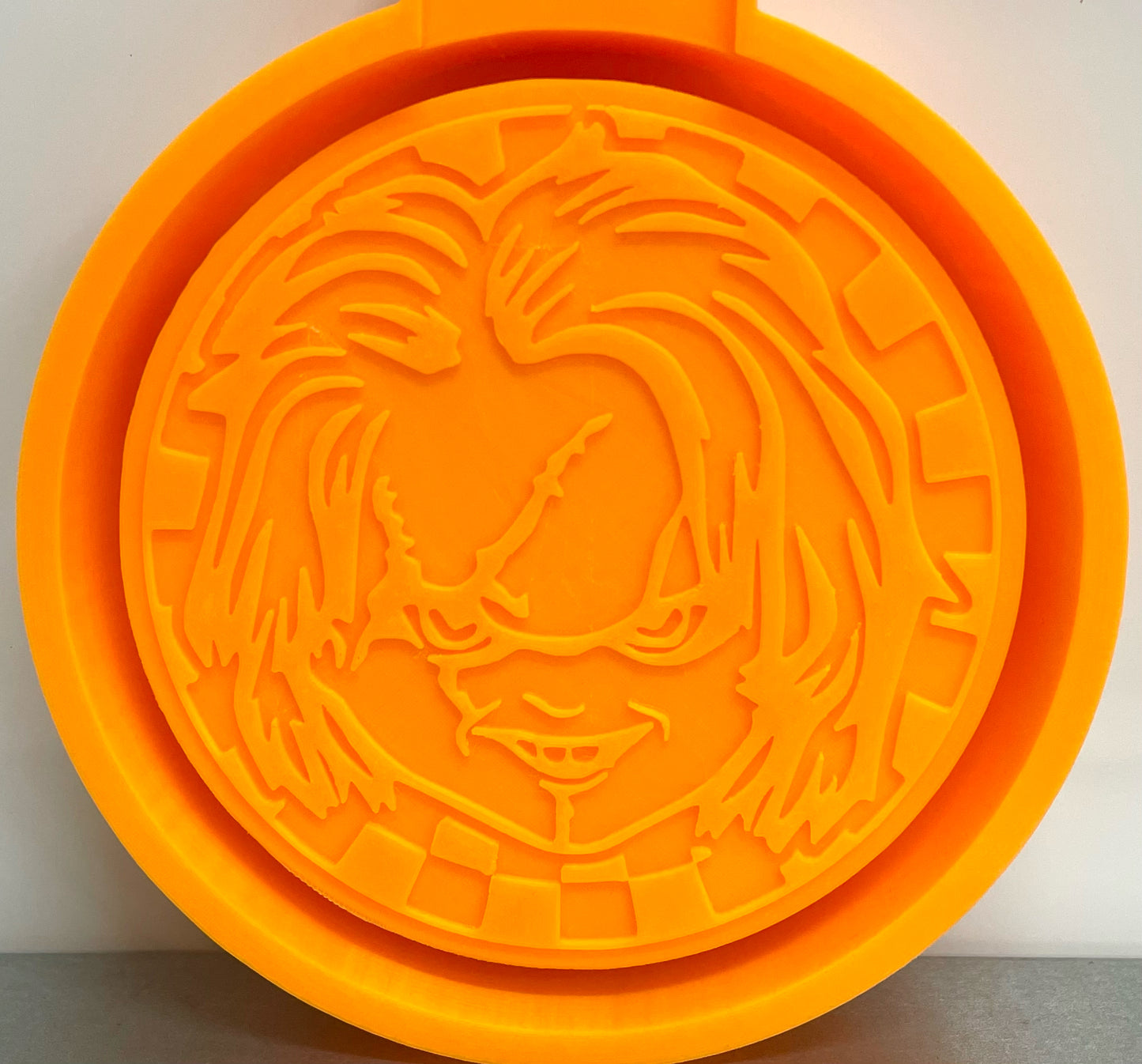 Checkered Circle Chucky Halloween Mold