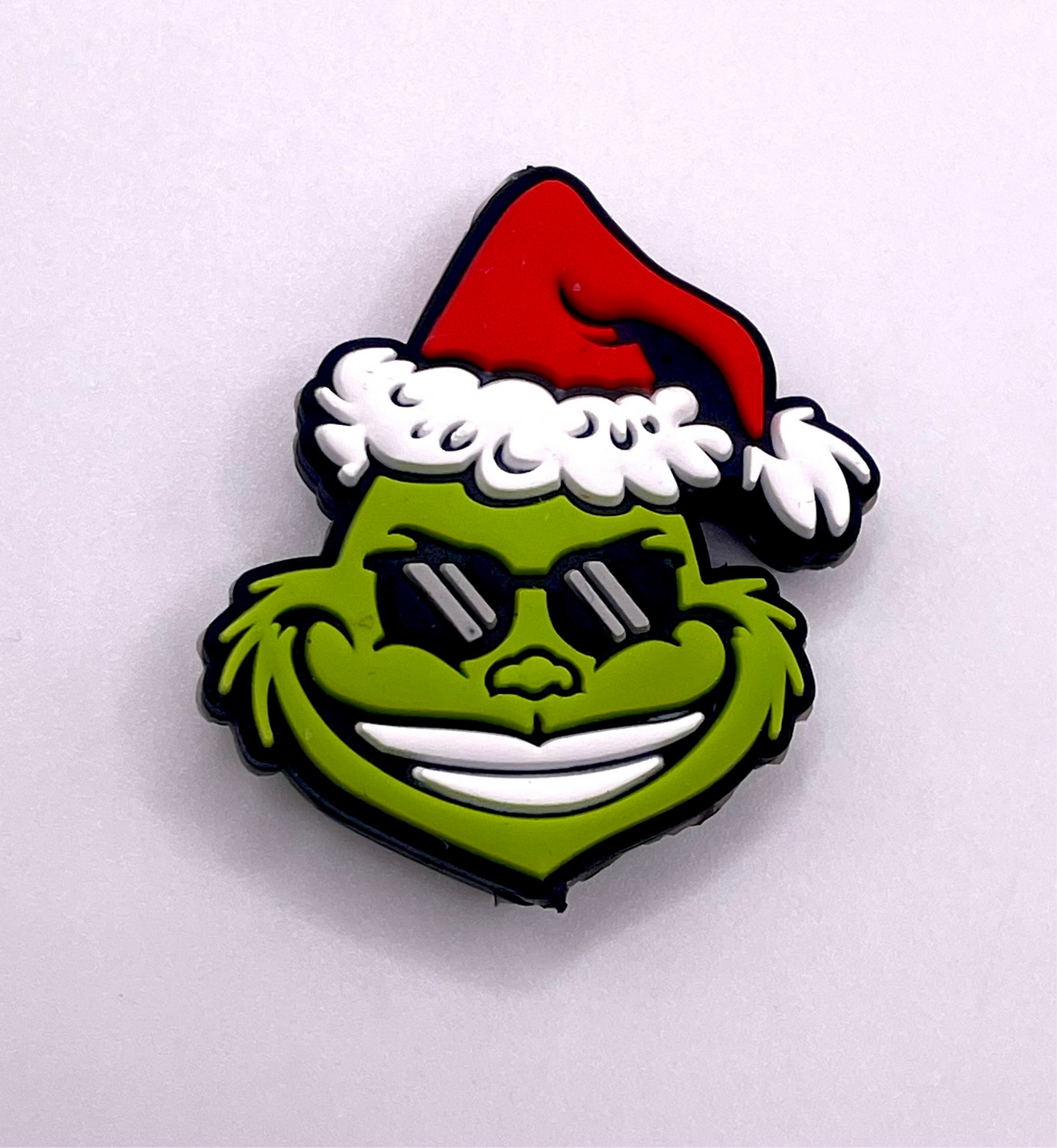 Cool Green Christmas Guy Focal Bead
