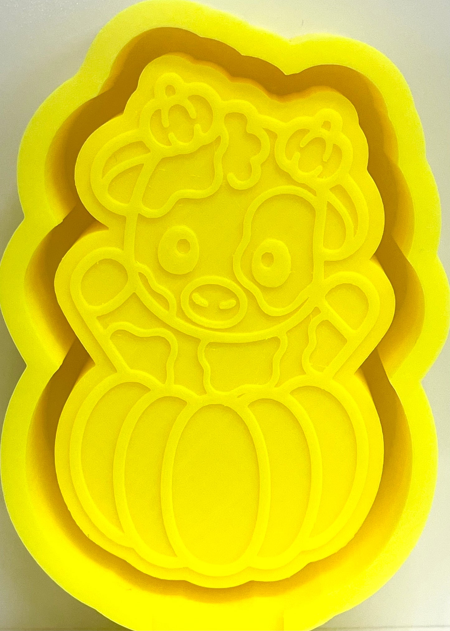 Cute Cow in Pumpkin Mold