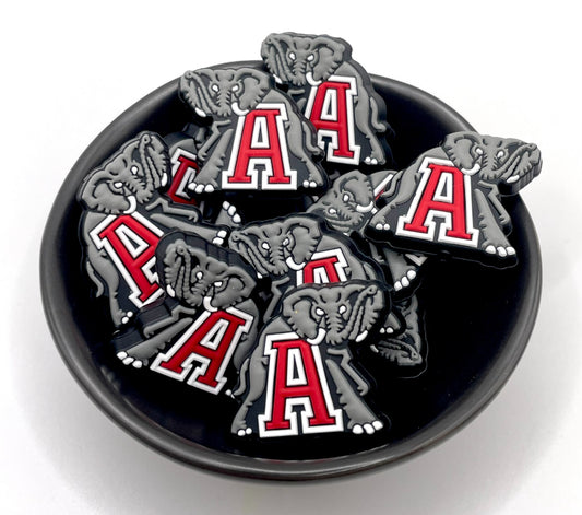 Alabama Elephant Focal Bead