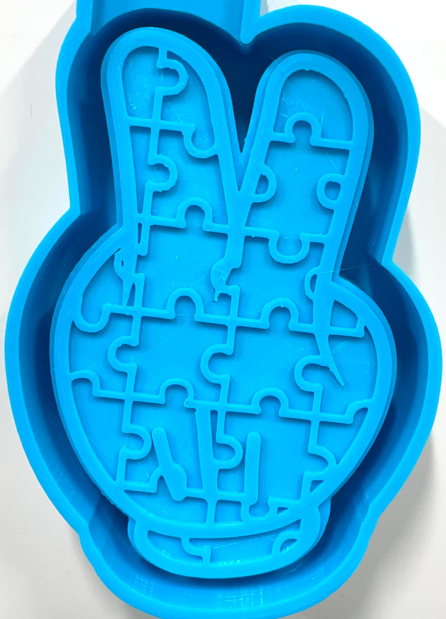 Peace Autism Puzzle Piece Mold
