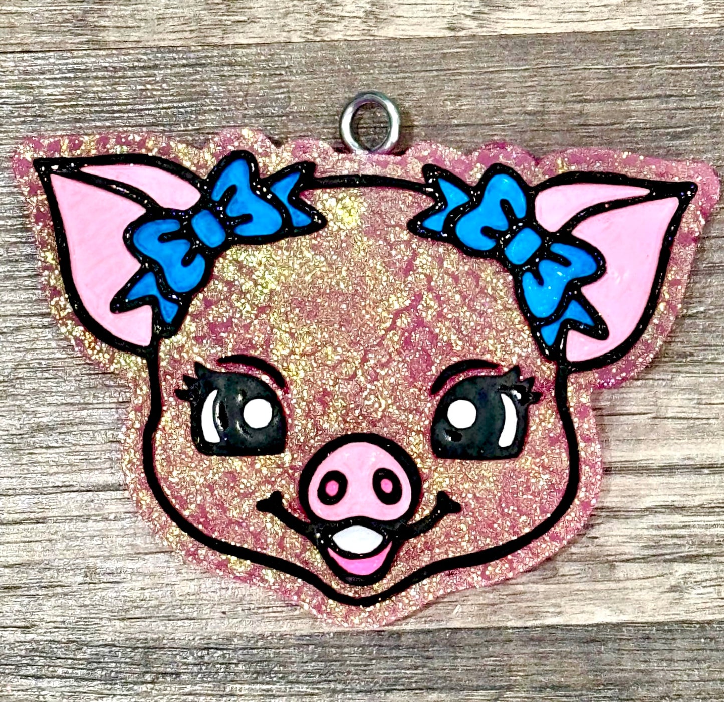 Cute Pig With Bows Molds