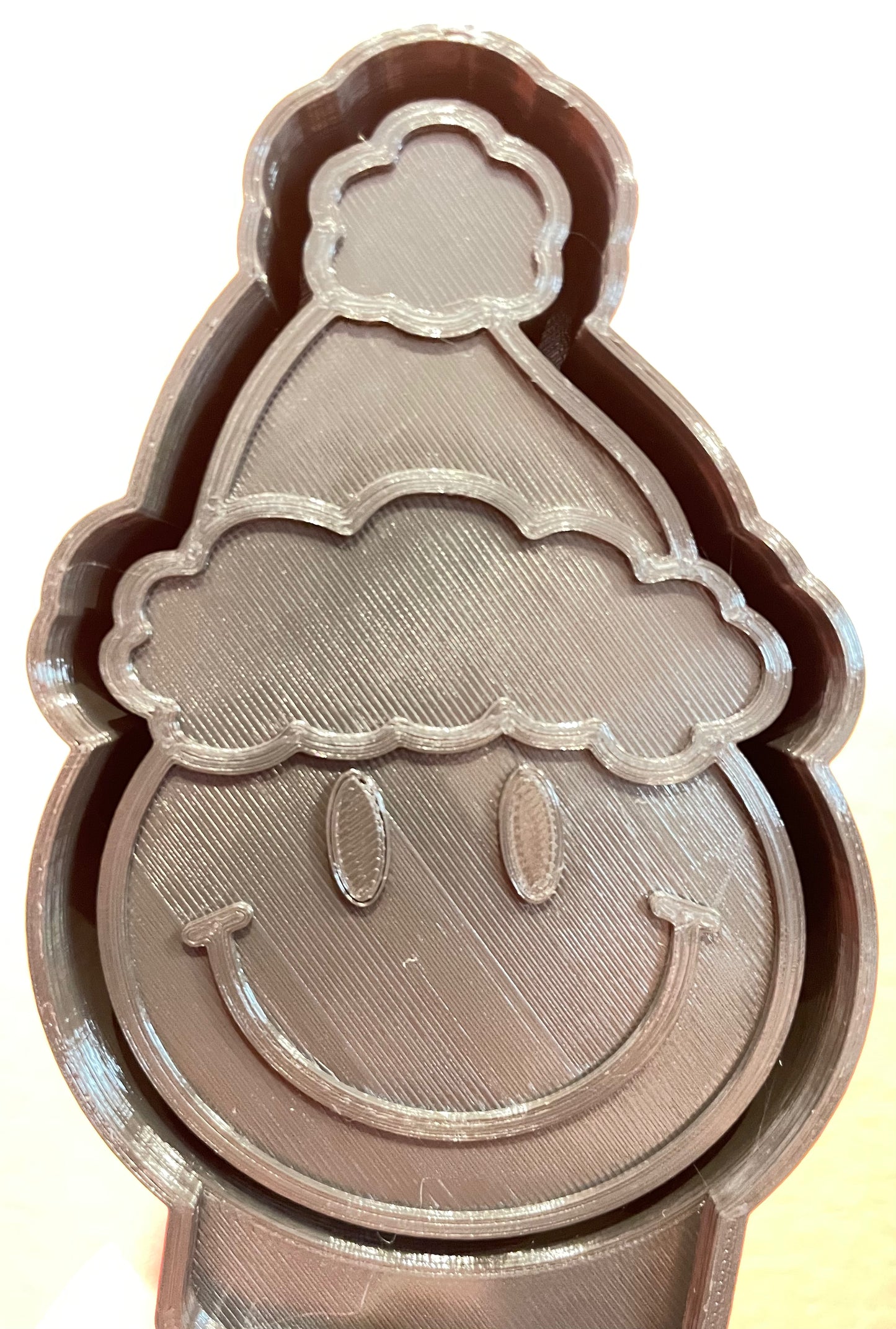 Santa Hat Smiley Face Mold