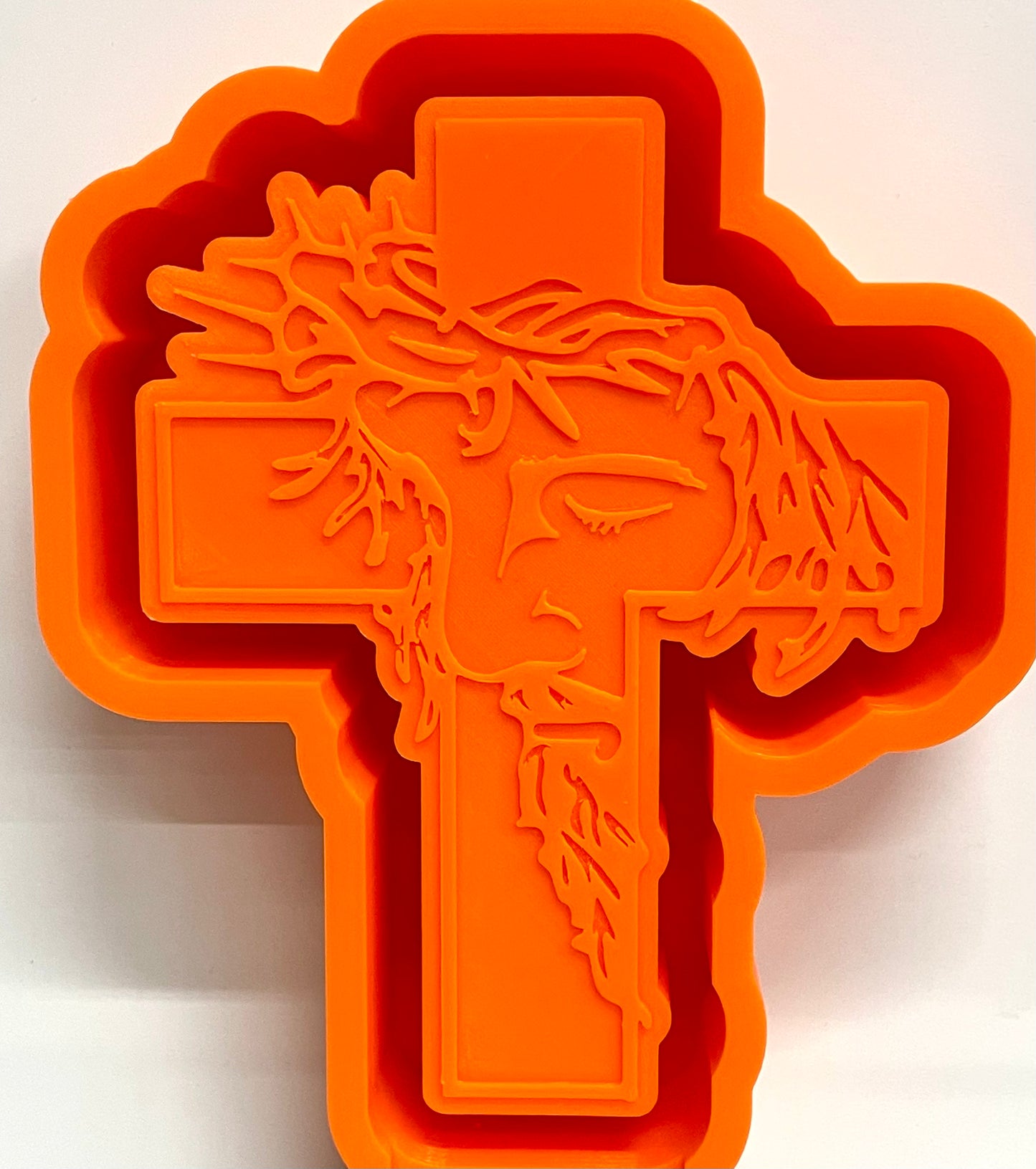 Jesus Face on Cross Mold