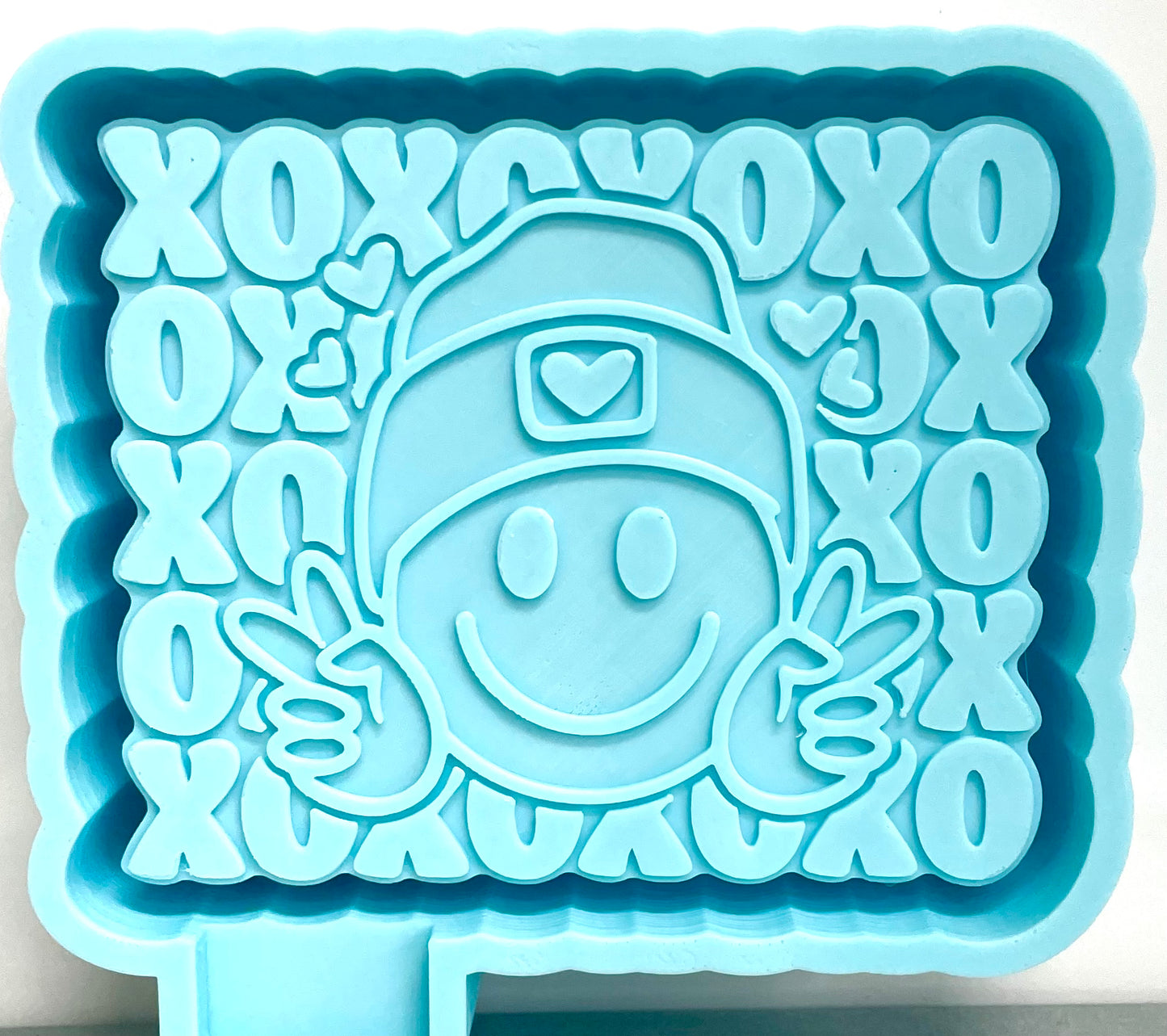 Peace Sign Smiley XOXO Mold