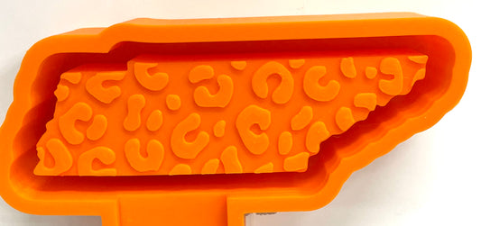 Leopard Print Tennessee State Mold