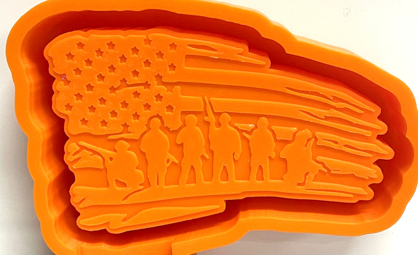 Flag with Soldiers Mold