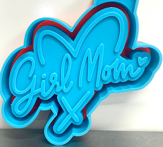 Girl Mom Heart Mold