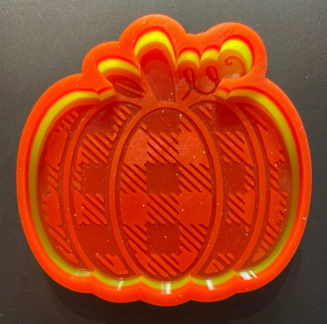 Plaid Pumpkin Mold