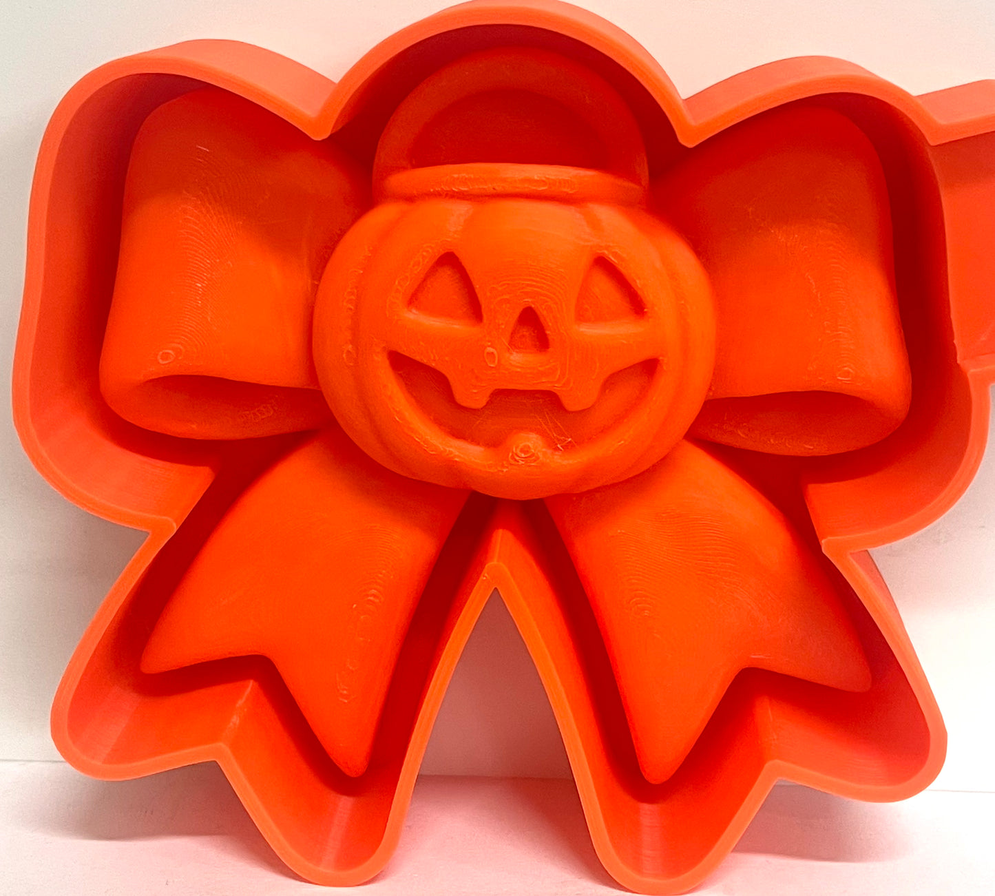 Jack O’ Lantern Bow 3D Mold