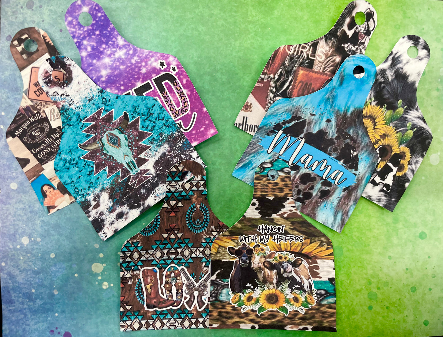 Cow Tag Cardstock - Ready To Ship