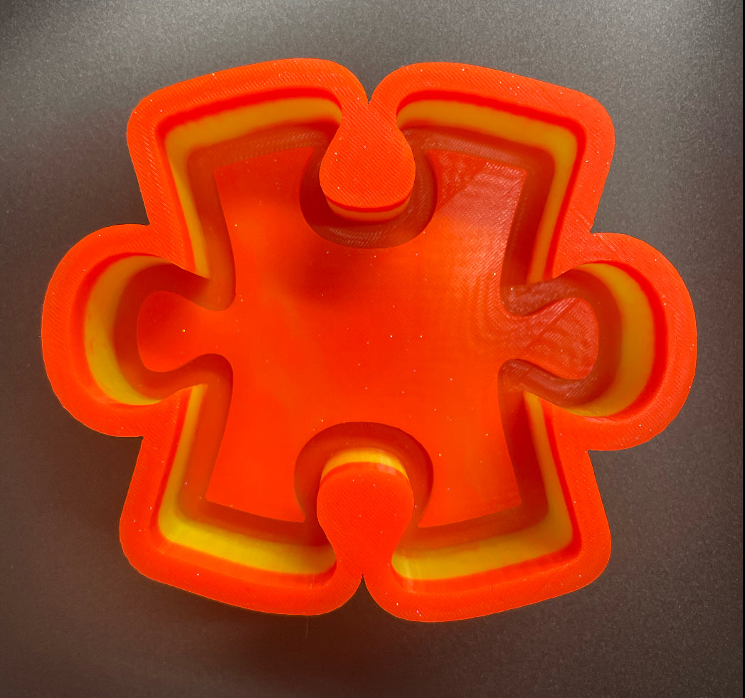 Puzzle Piece Shaker Mold