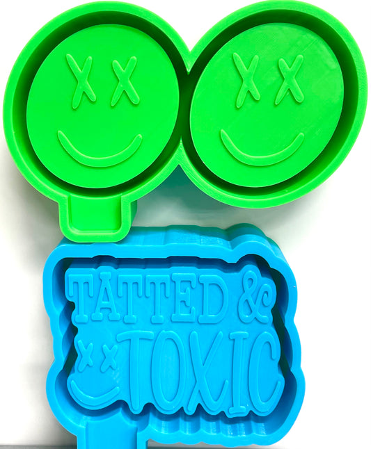 Tatted & Toxic Vent Clip Mold Set