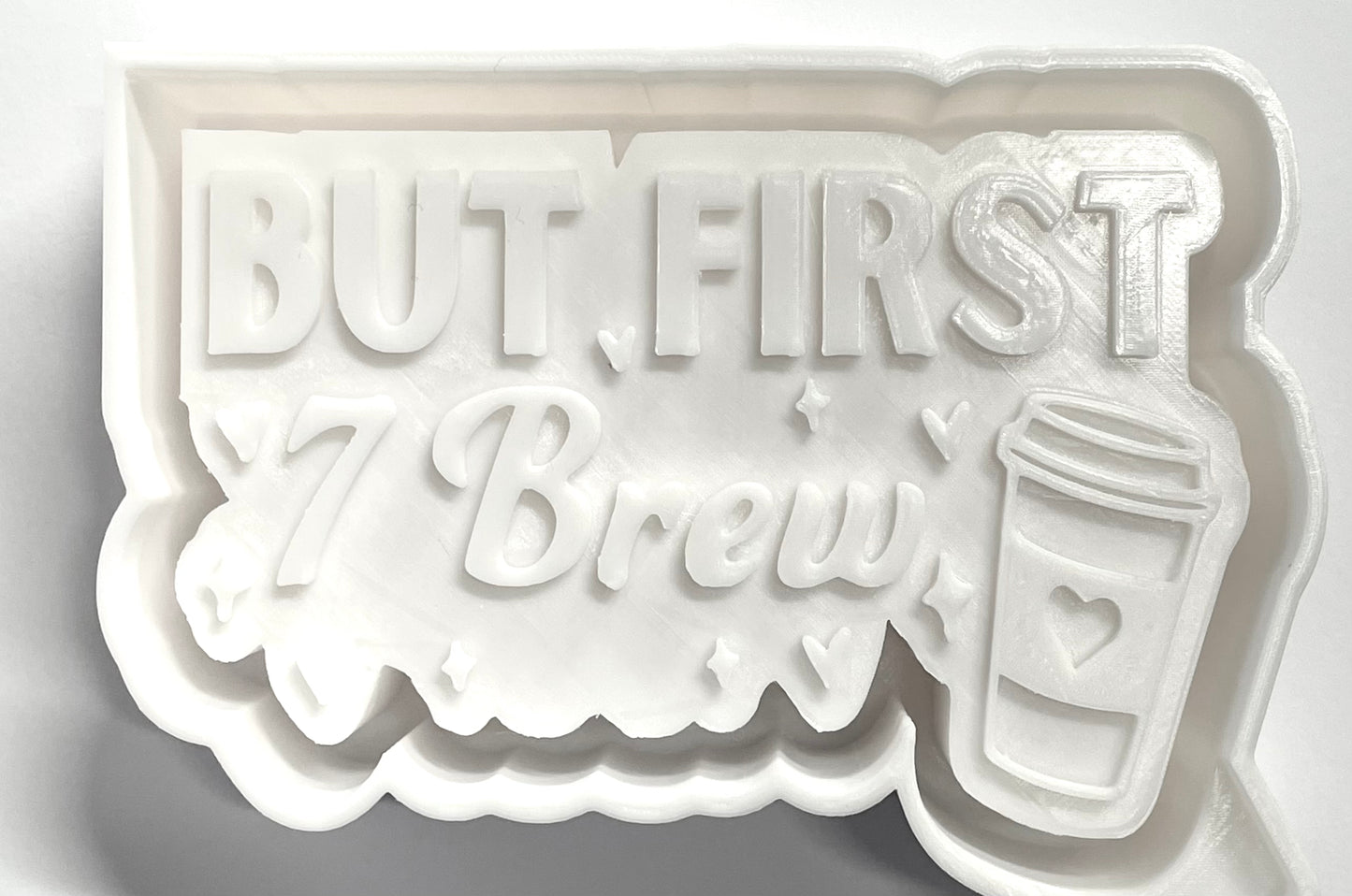 But First Coffee Brand Mold